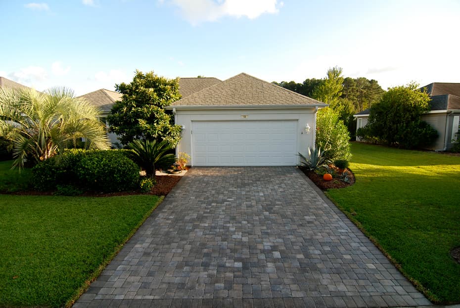 Paver driveway